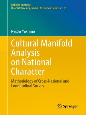 cover image of Cultural Manifold Analysis on National Character